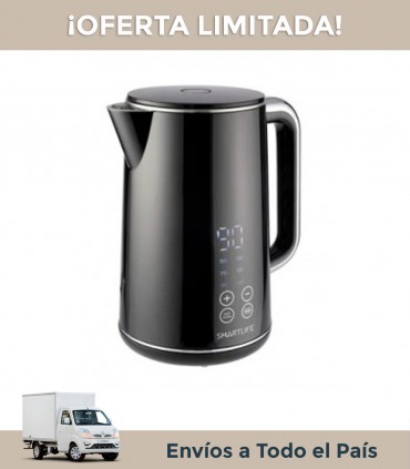 PAVA ELECTRICA SMARTLIFE ACERO Y NEGRA 1.7 LTS DIGITAL EKDD1720