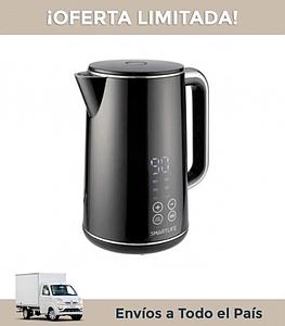 PAVA ELECTRICA SMARTLIFE ACERO Y NEGRA 1.7 LTS DIGITAL EKDD1720