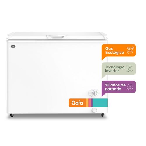FREEZER HORIZONTAL BLANCO INVERTER 280 LTS GAFA FGHI300BL