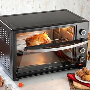 HORNO ELECTRICO CON CONVECCION-SPIEDO 70 LTS SMARTLIFE TOR070PN