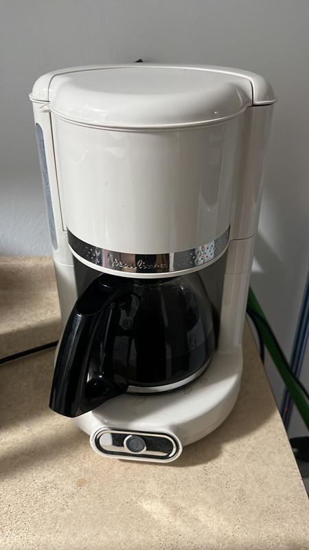CAFETERA JARRA VIDRIO 1.25 LTS 1000W 15 TAZAS SOLEIL IVORY MOULINEX 381A10