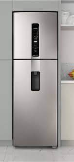 HELADERA CON FREEZER Y DISPENSER ELECTROLUX 424 LTS SILVER NO FROST INVERTER IW45S