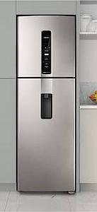 HELADERA CON FREEZER Y DISPENSER ELECTROLUX 424 LTS SILVER NO FROST INVERTER IW45S