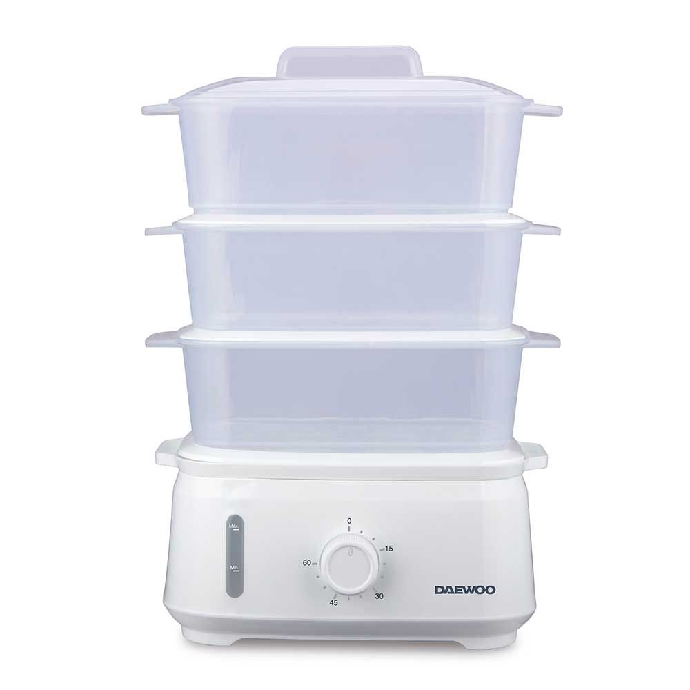 VAPORIERA MANUAL 3 NIVELES 1.8 LTS BLANCA DAEWOO FS7216