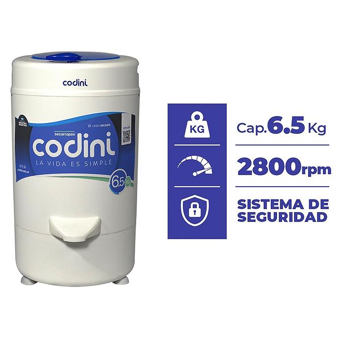 SECARROPAS CODINI ADVANCE 6.5 KG AD65