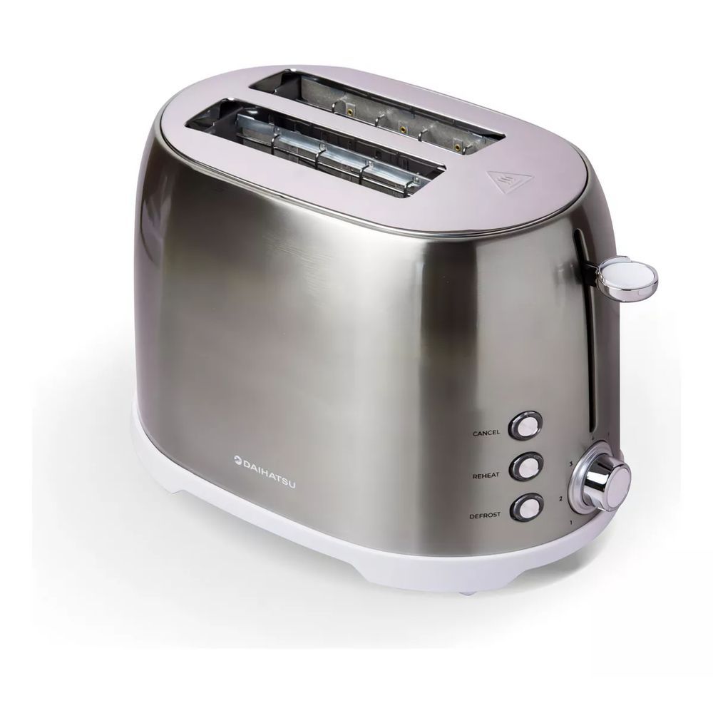 TOSTADORA DOS PANES BREZEL INOXIDABLE 800W DAIHATSU TA1729A