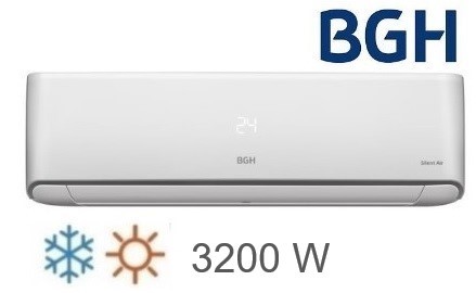 A/C SPLIT BGH FRIO-CALOR 3200W SILENT AIR BGH BS35WCHU + UNIDAD EXTERIOR