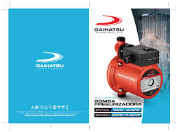 BOMBA PRESURIZADORA ELECTRICA 100W DAIHATSU BPR100
