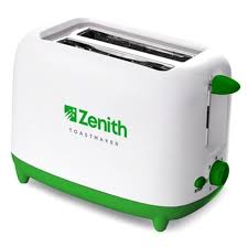 TOSTADORA ELECTRICA 2 PANES 720W ZENITH TOASTMAKER
