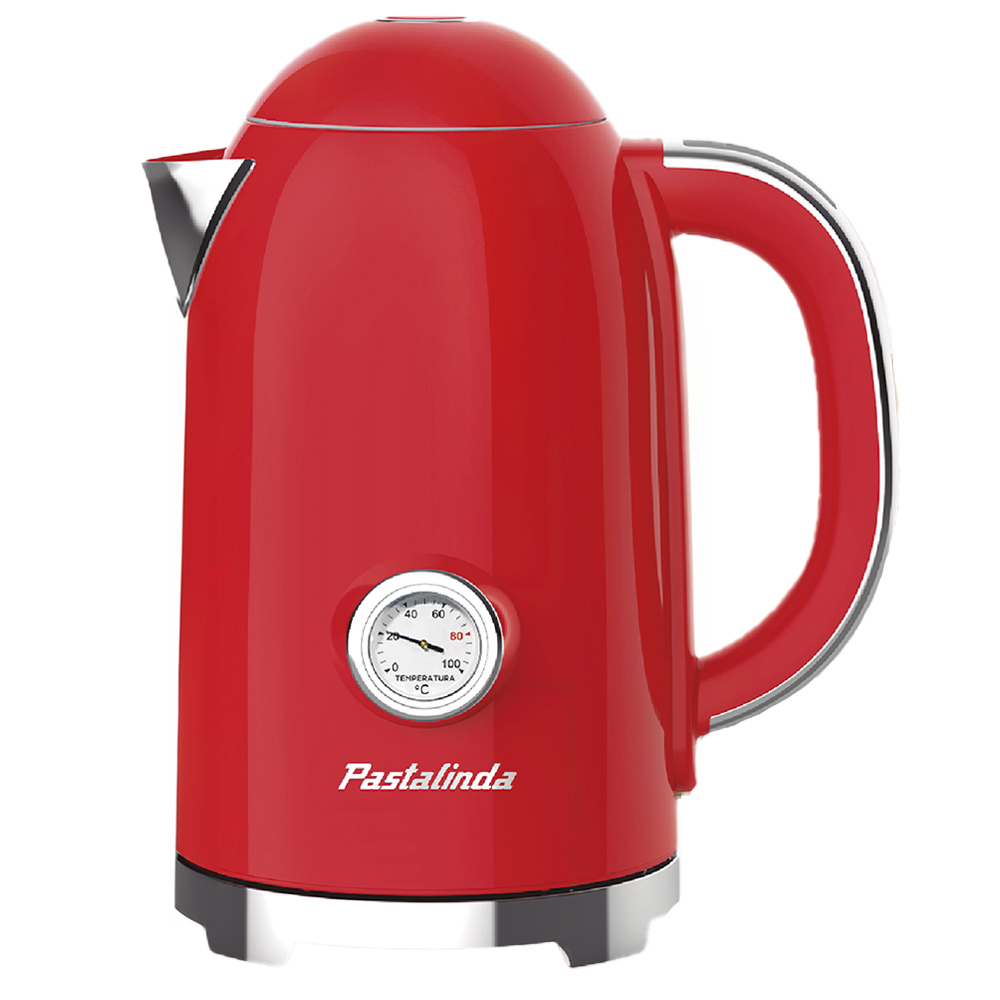PAVA ELECTRICA DIGITAL 1.7 LTS BOLLITORE ROJA PASTALINDA KE1108