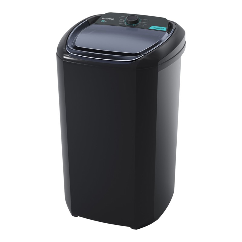 LAVARROPAS SEMIAUTOMATICO 8 PROGRAMAS 12KG NEGRO WANKE LWBE120T3EARB