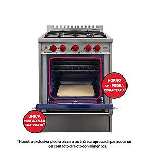 COCINA ESKABE GASTRONOMICA INDUSTRIAL 60 CM INOXIDABLE IG10