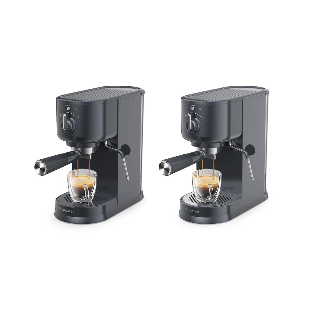 CAFETERA EXPRESSO 1.25 LTS 20 BARES NEGRA CON ESPUMADOR DE LECHE CF4000B