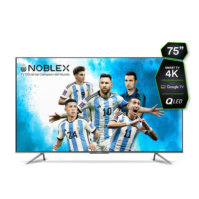 LED 75" STEREO ULTRA HD SMART TV 4K GOOGLE NOBLEX DV75X8580