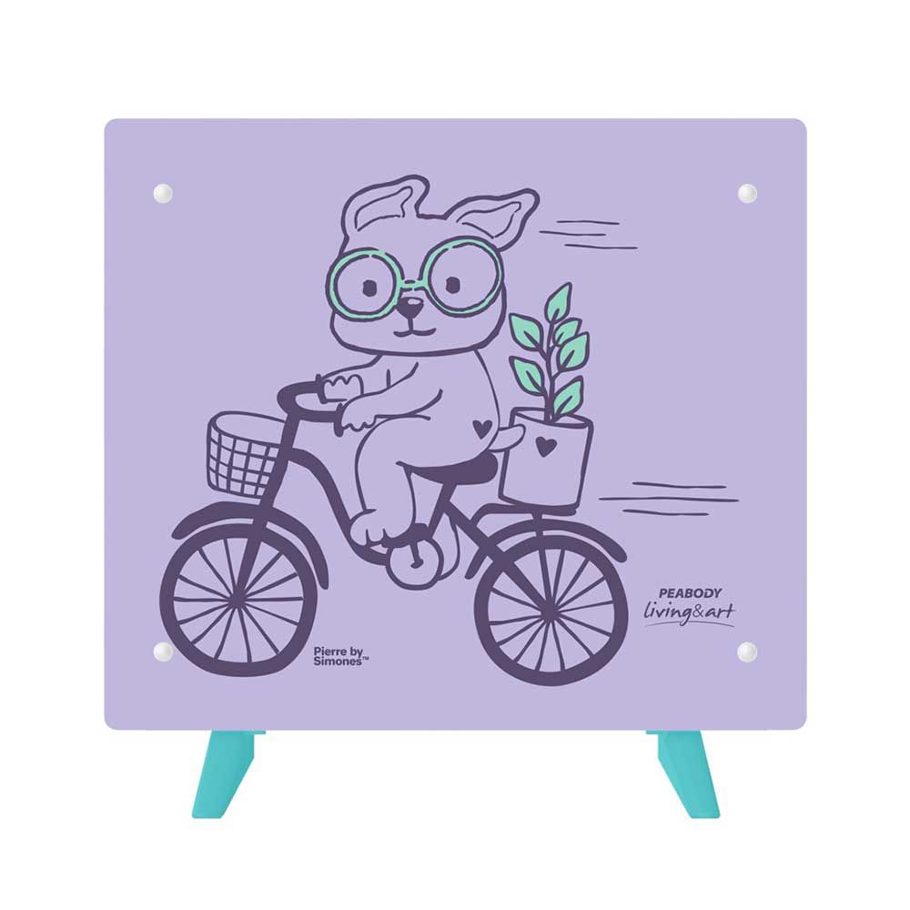 VITROCONVECTOR SIMONES 1000W DISEÑO INFANTIL LILA PEABODY VC10S1