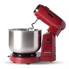 BATIDORA DE PIE CON BOWL DE ACERO 350W 3.5 LTS ROJA DAIHATSU HM780