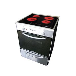 COCINA ELECTRICA VITROCERAMICA 56CM 4 ZONAS TERMOSTATO INOXIDABLE DOMEC CVX562