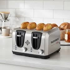 TOSTADORA ELECTRICA 4 PANES INOXIDABLE 1450W TELEFUNKEN EASYTOAST PRO