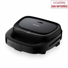 SANDWICHERA ELECTRICA 750W NEGRA SERIE 3000 PHILIPS HD2330