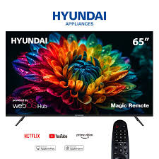 LED 65" STEREO ULTRA HD SMART TV ANDROID HYUNDAI 65UHD8G