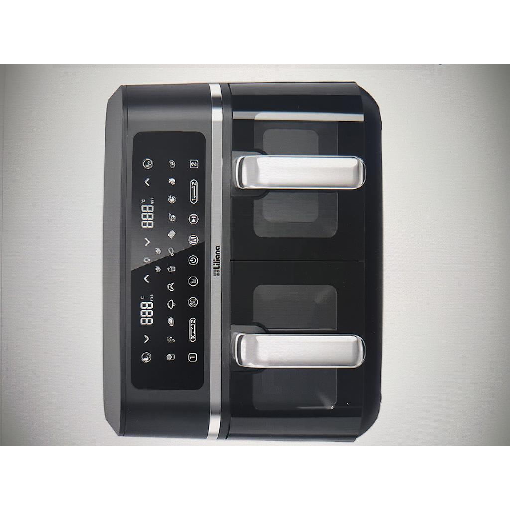 FREIDORA DE AIRE DIGITAL DOBLE CESTA 9 LTS 2400W DUOFRY LILIANA AF991