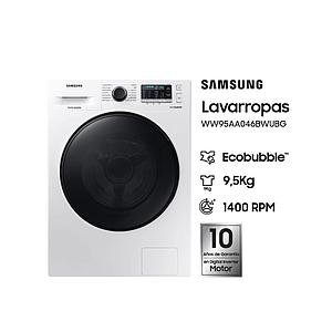 LAVARROPAS AUTOMATICO INVERTER 9.5 KG 1400 RPM BLANCO SAMSUNG WW95AA046BWUBG
