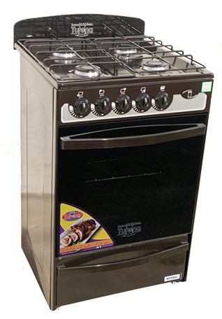 COCINA 4 HORNALLAS MULTIGAS SEMI INDUSTRIAL 56 CM INOXIDABLE TURENA 