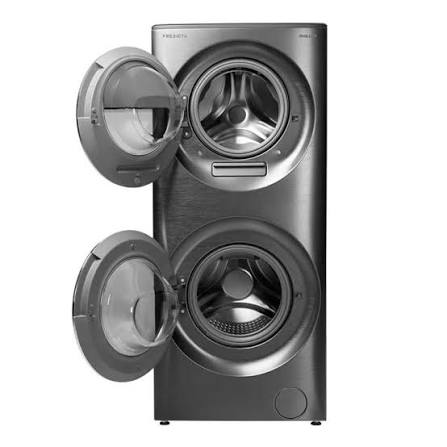 TORRE DE LAVADO LAVASECARROPAS AUTOMATICO GRIS 9KG Y 1400 RPM INVERTER CODINI KB9014100G