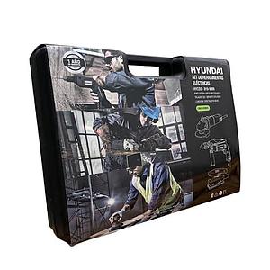 SET DE HERRAMIENTAS AMOLADORA + TALADRO + LIJADORA HYCD3