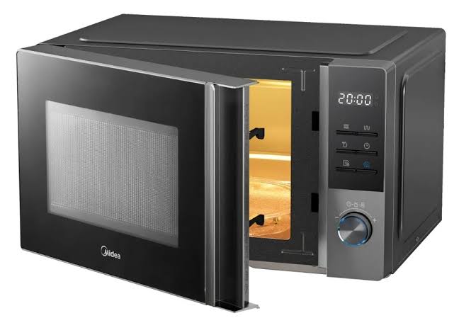 MICROONDAS DIGITAL CON GRILL 25 LTS 700W NEGRO MIDEA DG125B