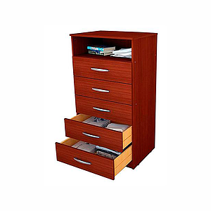 CHIFONIER EXPRESS CAOBA 5 CAJONES