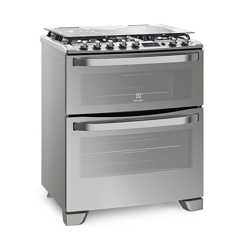 COCINA ELECTROLUX ACERO DOBLE PUERTA C/ENC Y LUZ 76DTX