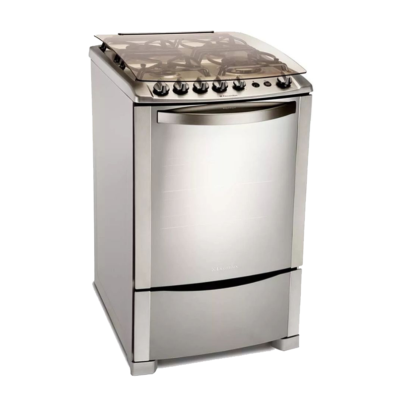 COCINA ELECTROLUX ACERO CON ENC Y LUZ 56STX