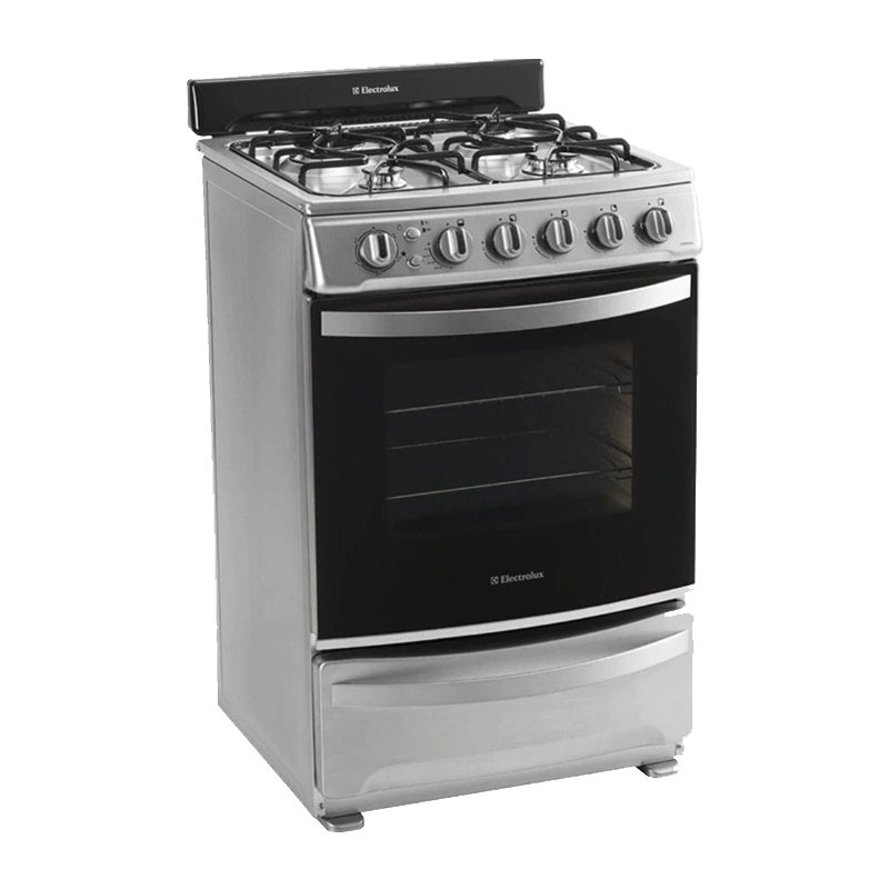 COCINA ELECTROLUX ACERO CON ENC Y LUZ EXMR856