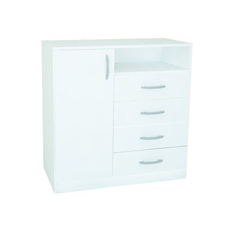 COMODA EXPRESS BLANCA 4 CAJONES/1 PUERTA
