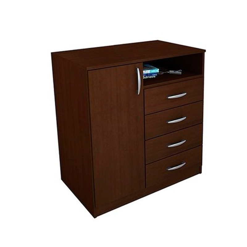 COMODA EXPRESS CHOCOLATE 4 CAJONES/1 PUERTA